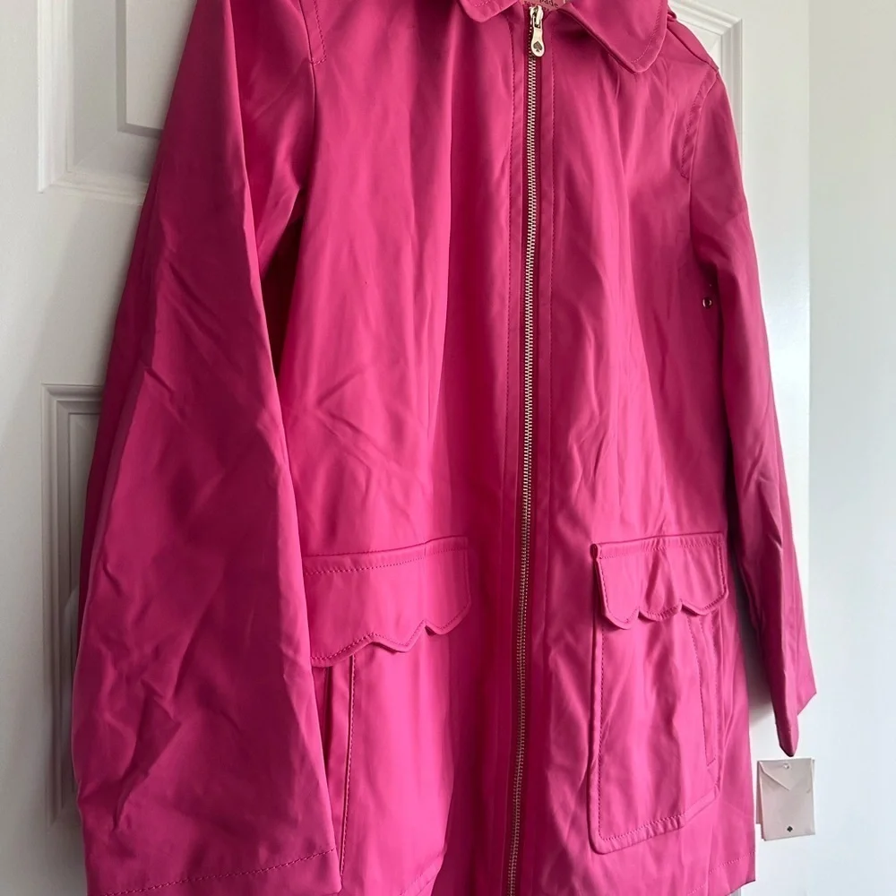 Kate Spade New York Women's Scallop Trim Coat